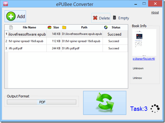 epub to pdf converter portable