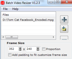 Batch Video Resizer