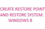 System Restore