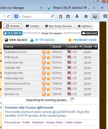 IP hider firefox addons 3