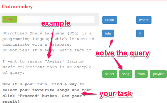 learn SQL queries