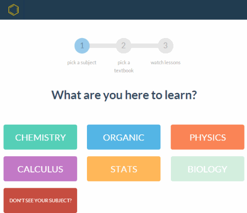 select your subject