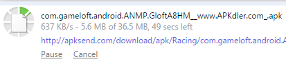 APK Download In Progress