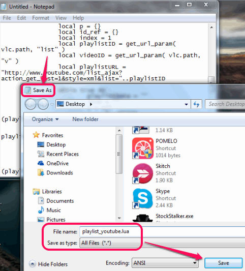 save script as playlist_youtube.lua name
