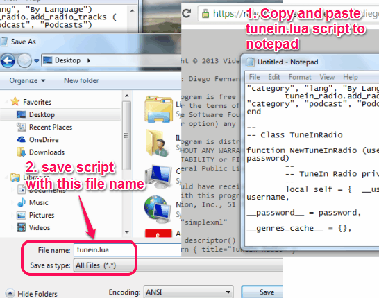 save tunein.lua script