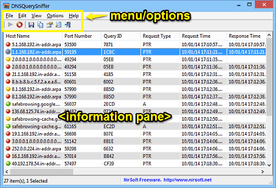 free for ios download DNSQuerySniffer 1.95