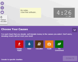 Tab for a Cause- customize Chrome new tab and collect points for charity