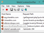 WebCookiesSniffer- track website cookies