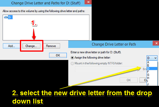 How To Change Drive Letters In Windows 10?