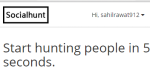 Social Hunt- track people on Twitter and get notifications