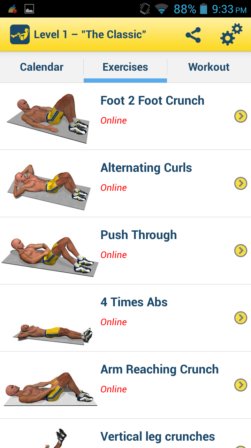 Free ab best sale workout app