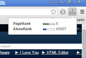 alexa rank checker chrome extension