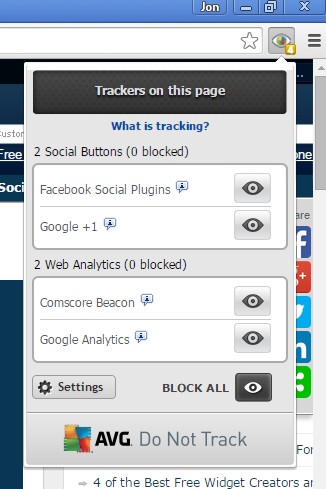 website tracker extension chrome 2