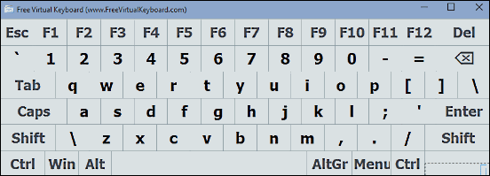 free virtual keyboard