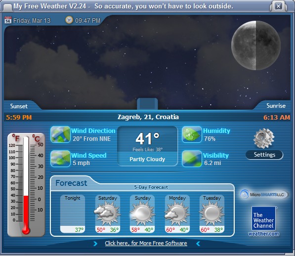 weather program software