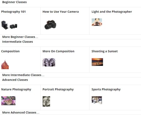 online photography courses