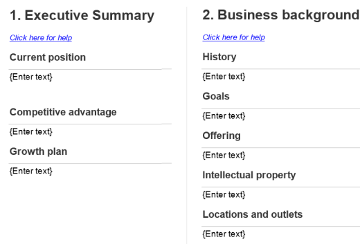 business plan example nz