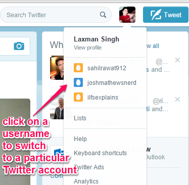 How To Switch to Multiple Twitter Accounts without Signing Out