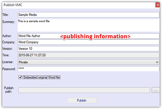 vole word reviewer publish information