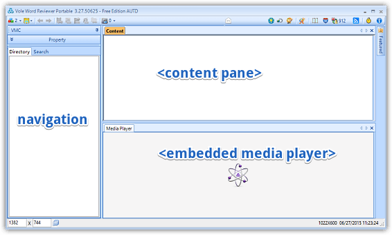 vole word reviewer ui