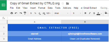 Gmail Export