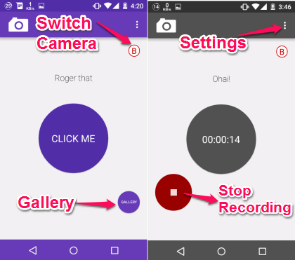 Hidden Camera App for Android: hCamera