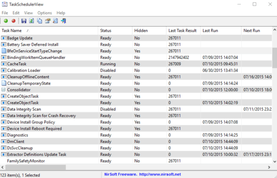 TaskSchedulerView 1.74 download the new for windows