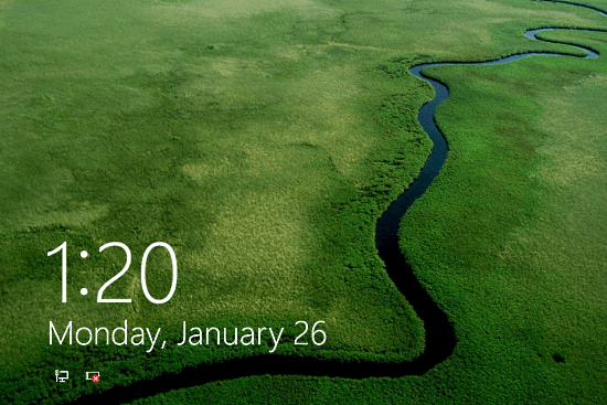 windows 10 lock screen