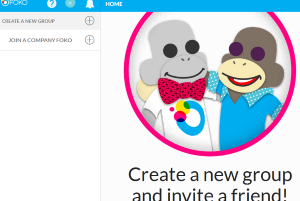 Foko- create group to broadcast live, share photos and links