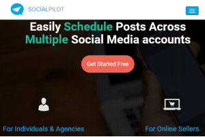 schedule posts on Twitter, Facebook, Pinterest, etc