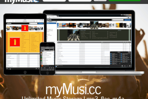 unlimited music storage website