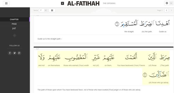 quran player extensions chrome 4