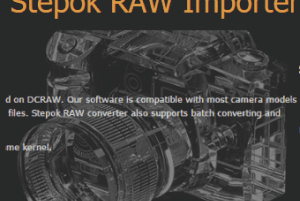 Stepok RAW Importer- bulk convert RAW images