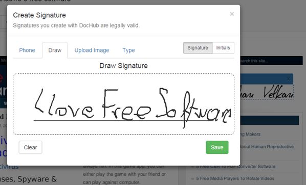 digital signature extensions chrome 5