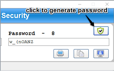 generate strong passwords