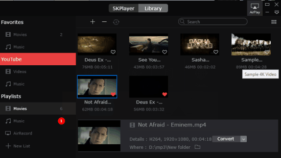 library tab