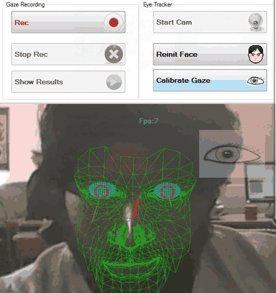 Webcam Eye Tracking Software To Record Eye Movement Gazerecorder 9498