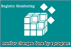 find Registry changes done by a specific program