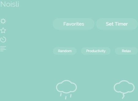 relaxing sounds chrome noisli