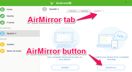 screen mirror android bluetooth app windows 10