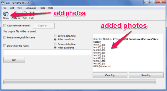 rename exif