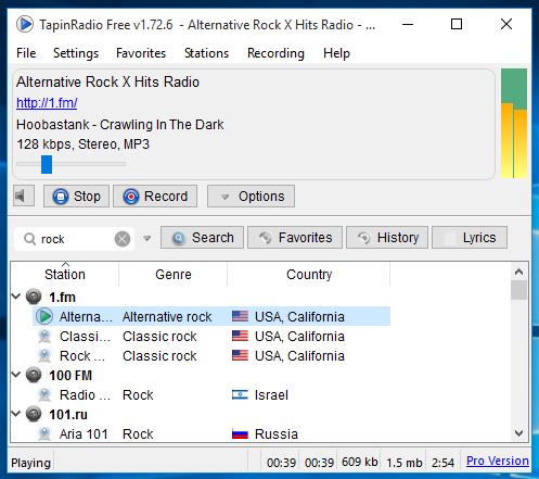 free radio player software