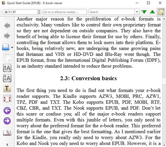 Epub reader для windows