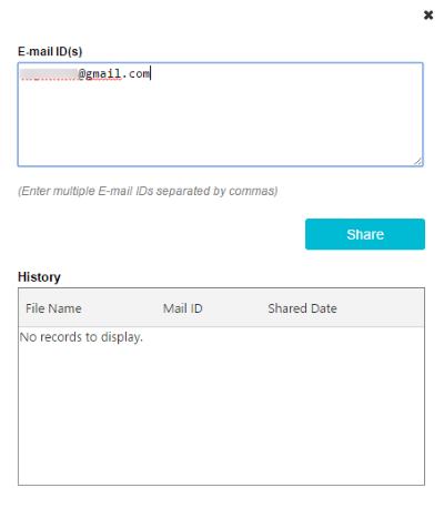 email share basefolder