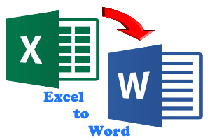 free excel to word converter download