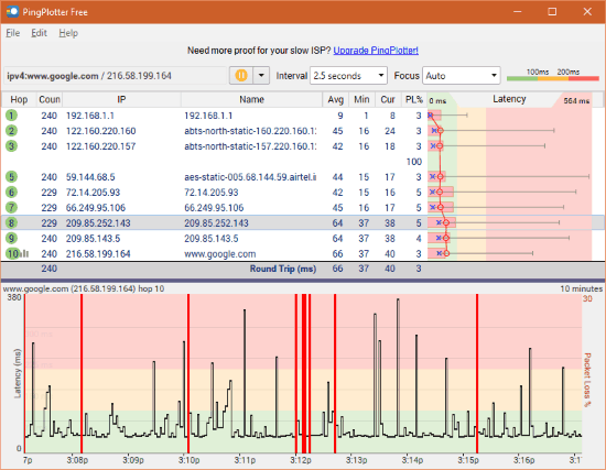 pingplotter free