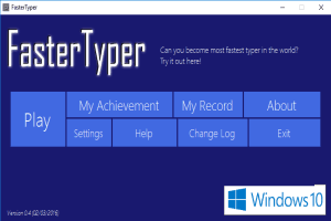 FasterTyper- free typing practice game