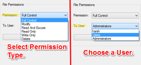 change file permission