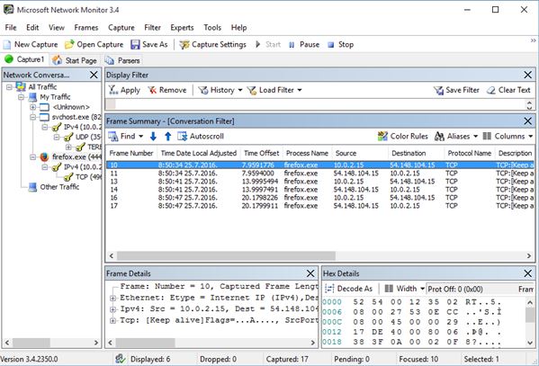 network packet analyzer