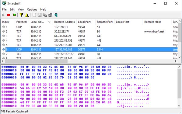 network packet sniffer software windows 10 3